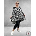 AKH Big Shirt Tamia Zwart/Wit